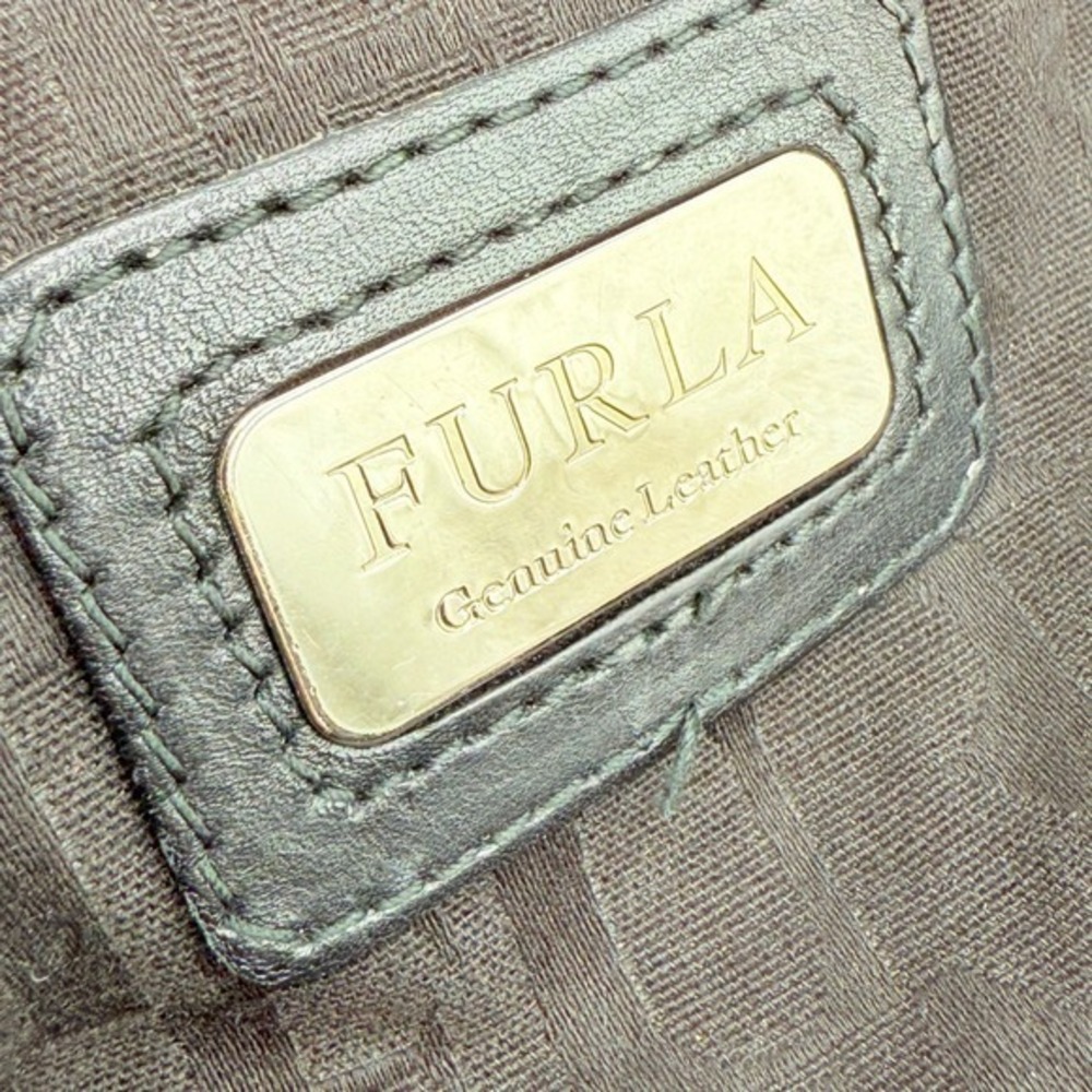 Furla Genuine Leather Python Embossed Hobo Should… - image 8